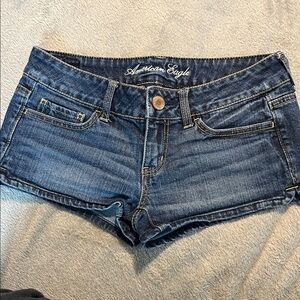 American Eagle Outfitters Dark Blue Jean Shorts sz 2